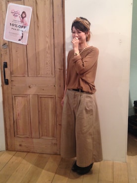 「zootie（ズーティー）のアイテム」を使った、riiyaさん（レディース・154cm）の冬コーディネート