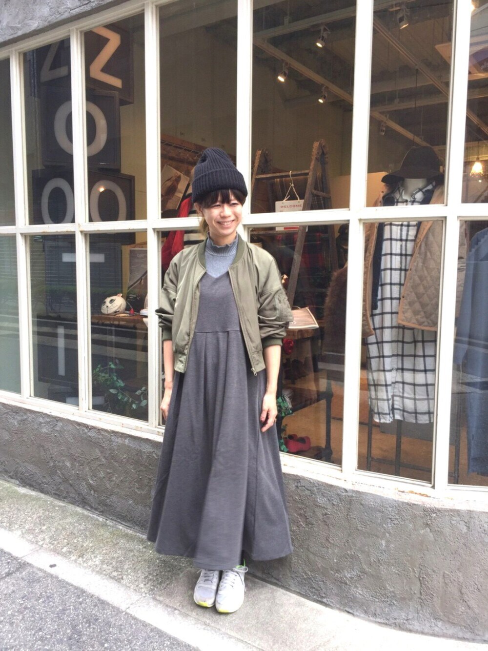 riiyaさんの「ブロードポンチジャンバーマキシスカート（zootie）」を使ったコーディネート