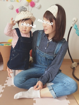 「archives（アルシーヴ）のアイテム」を使った、✻ohana✻さん（キッズ・70cm）の冬コーディネート