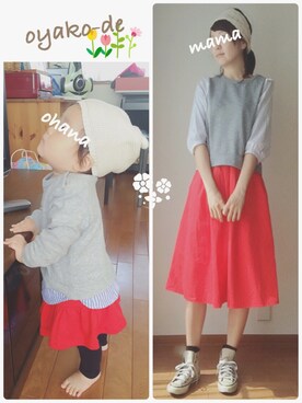 ✻ohana✻さん（キッズ・70cm）の春コーディネート