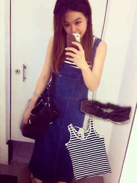 「jeans shirt」｜林軟 🐻さん（レディース・158cm）の秋コーディネート
