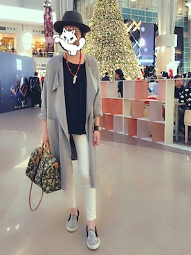 𓇬ℍ𝕒𝕟𝕒𓇬さん（レディース・169cm）の冬コーディネート