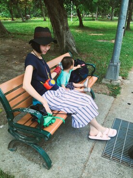 𓇬ℍ𝕒𝕟𝕒𓇬さん（レディース・169cm）の夏コーディネート