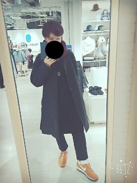 「アイテム（ステンカラーコート）」を使った、こるくさん（メンズ・168cm・10代）の冬コーディネート