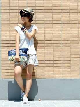 ZAKIさん（レディース・156cm）の夏コーディネート