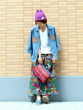 ZAKIさん（レディース・156cm）の夏コーディネート