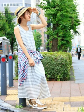 ZAKIさん（レディース・156cm）の夏コーディネート