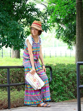 ZAKIさん（レディース・156cm）の夏コーディネート