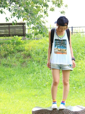 ZAKIさん(レディース・156cm)の夏コーディネート