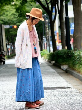 ZAKIさん（レディース・156cm）の秋コーディネート