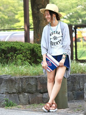 ZAKIさん(レディース・156cm)の夏コーディネート