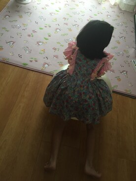 「fafa（フェフェ）のアイテム（ワンピース）」を使った、ちささん（キッズ・110cm）の夏コーディネート
