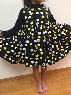 「OSHKOSH（オシュコシュ）のアイテム（ワンピース/ドレス）」を使った、ちささん（キッズ・120cm）の秋コーディネート