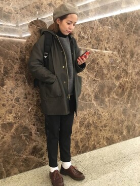 seekaさん（レディース・157cm）の冬コーディネート