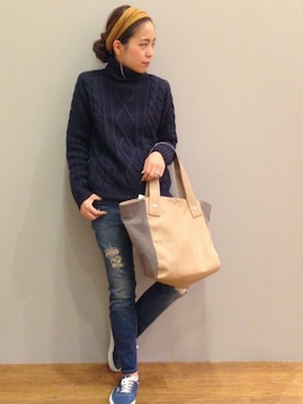 「SEVENDAYS＝SUNDAY」｜seekaさん（レディース・157cm）の秋コーディネート