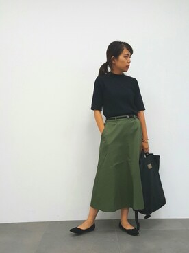 「MYSTERY RANCH（ミステリーランチ）のアイテム（バッグ）」を使った、seekaさん（レディース・154cm）の夏コーディネート