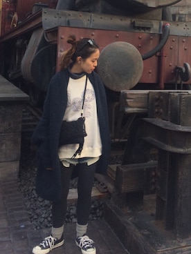 「MACPHEE（マカフィー）のアイテム」を使った、seekaさん（レディース・154cm）の秋コーディネート