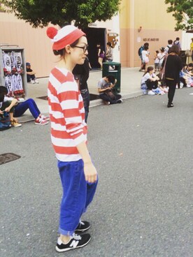 「WOLY（ウォーリー）のアイテム」を使った、minoさん（レディース・170cm）の秋コーディネート