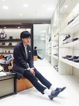 「モード学園」｜ＫＯＪＩＭＡＴＥＰＰＥＩさん（メンズ・175cm）の秋コーディネート