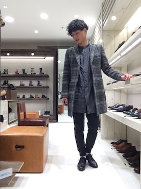 「オンオフ兼用」｜「アイテム（その他）」を使った、ＫＯＪＩＭＡＴＥＰＰＥＩさん（メンズ・175cm）の秋コーディネート