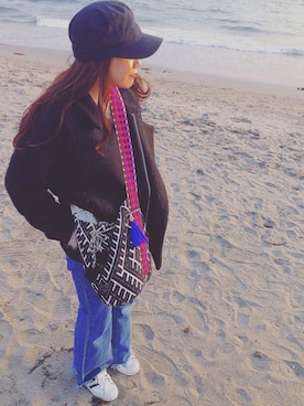 「BINDU（ビンドゥー）のアイテム」を使った、itoさん（レディース・156cm）の春コーディネート