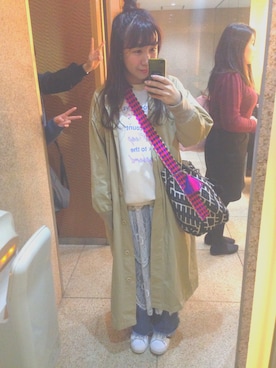 「BINDU（ビンドゥー）のアイテム」を使った、itoさん（レディース・156cm）の春コーディネート