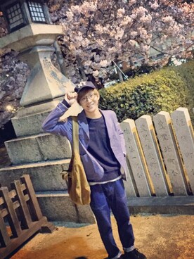 エジソン高木さん(メンズ・166cm)の春コーディネート