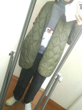 「CONVERSE（コンバース）のCONVERSE コンバース ジャック パーセル / JACK PURCEL（スニーカー）」を使った、sacchikさん（レディース・158cm）の冬コーディネート