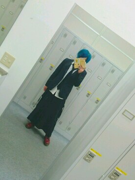 「学校」｜「アイテム（その他）」を使った、じんくんさん（メンズ・170cm）の秋コーディネート