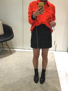 「vanillaのアイテム」を使った、Nicholee Tongさん（レディース・165cm）の春コーディネート