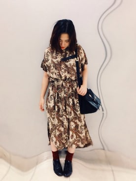 「INITIALS（イニシャルズ）のアイテム（ワンピース/ドレス）」を使った、Kammyさん（レディース・162cm）の夏コーディネート