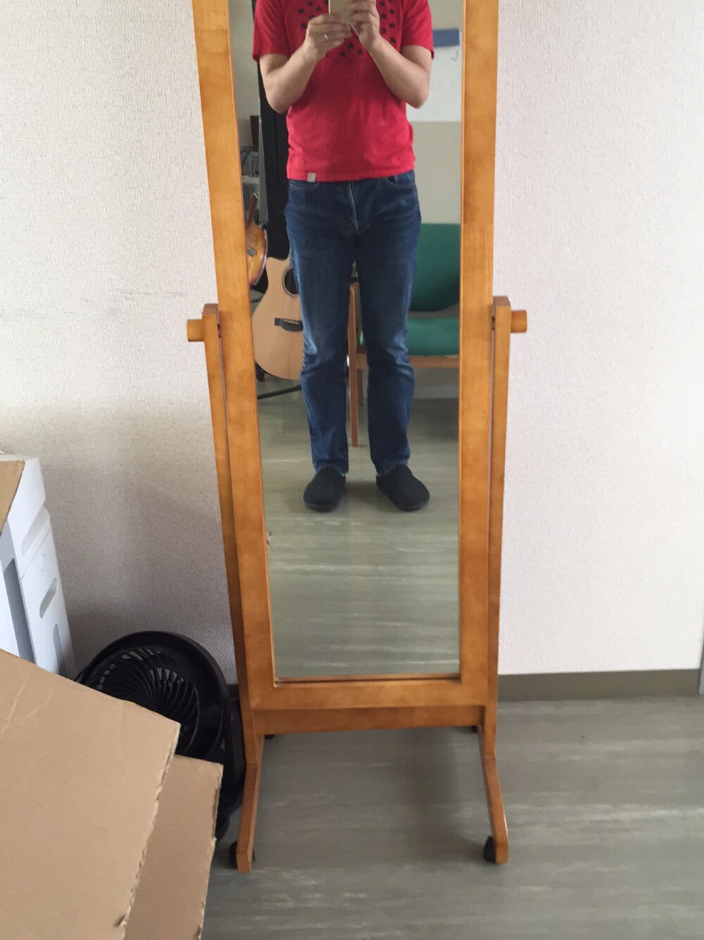 「abcdeのアイテム（ジャケット/アウター、レッド系）」を使った、みつをさん（メンズ・178cm）の夏コーディネートの1枚目の写真
