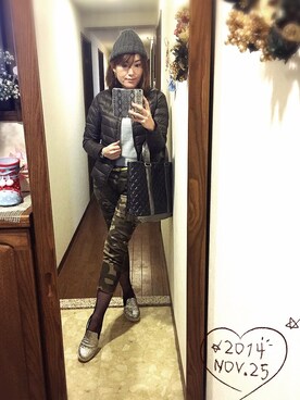 ダウンジャケット コートを使った ワーキングマザー の人気ファッションコーディネート Wear