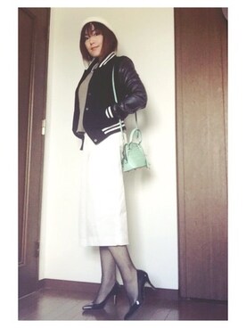 スタジャンを使った ワーキングマザー の人気ファッションコーディネート Wear