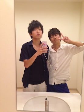 ちんちくりんさん（メンズ・168cm）の夏コーディネート