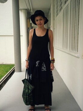 「アイテム（ノーカラージャケット）」を使った、cherylowさん（レディース・155cm・30代）の秋コーディネート
