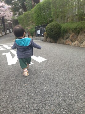 「ソックス」｜🚙むっちゃん兄妹🚓さん（キッズ・80cm）の春コーディネート