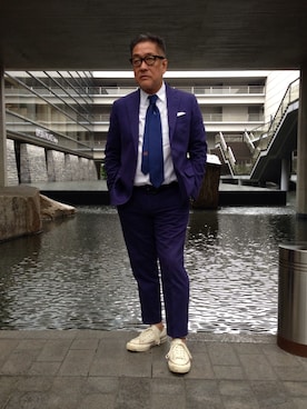 「ADDICT（アディクト）のアイテム」を使った、近藤　昌さん（メンズ・172cm）の夏コーディネート