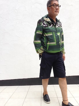 「JIMMY CHOO（ジミーチュウ）のアイテム（その他シューズ）」を使った、近藤　昌さん（メンズ・172cm）の夏コーディネート