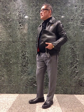 近藤　昌さん（メンズ・172cm）の秋コーディネート