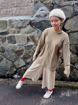 「MICHIKO LONDON」｜サ ッ キ ー ナ。さん（レディース・152cm）の冬コーディネート
