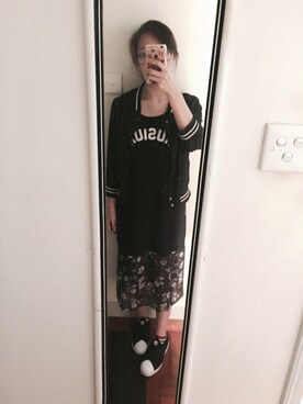 「musium div（musium div）のアイテム」を使った、初🇭🇰さん（レディース・157cm）の秋コーディネート