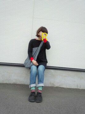 ricaさん（レディース・159cm）の春コーディネート