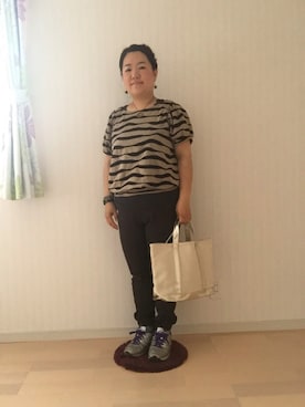 「malla（マーラ）のアイテム」を使った、はななさん（レディース・150cm）の夏コーディネート