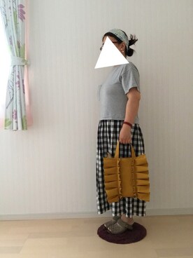 「SWEDISH　CLOGS（スウェディッシュ クロッグス）のアイテム」を使った、はななさん（レディース・150cm）の夏コーディネート