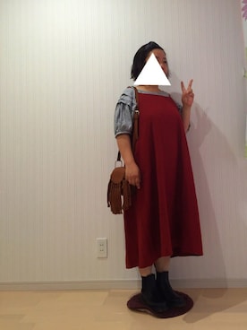 「iT（イット）のアイテム（バッグ）」を使った、はななさん（レディース・150cm）の秋コーディネート