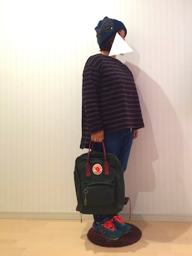 「cachenez（カシュネ）のアイテム」を使った、はななさん（レディース・150cm）の秋コーディネート