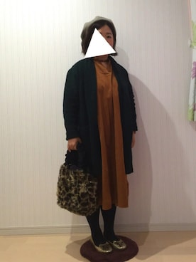 「グリッター」｜「アイテム（アナログ腕時計）」を使った、はななさん（レディース・150cm）の秋コーディネート