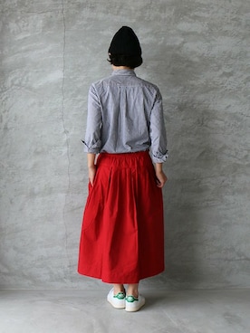 「ギンガムチェックシャツ」｜ambience-asumiさん（レディース・159cm）の春コーディネート