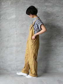 Yarmo（ヤーモ）の「yarmo Bib and Blace Overall（つなぎ